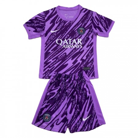 Levné Paris Saint-Germain Purple Version Brankářské Dětské 2024-25 Krátký Rukáv